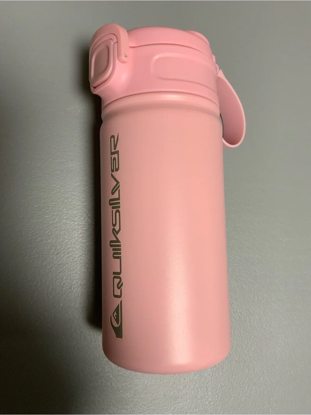 Quiksilver Light Pink Insulated Bottle with Carry Loop